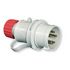 Spina volante 3P+N+T 400V 16A IP 44